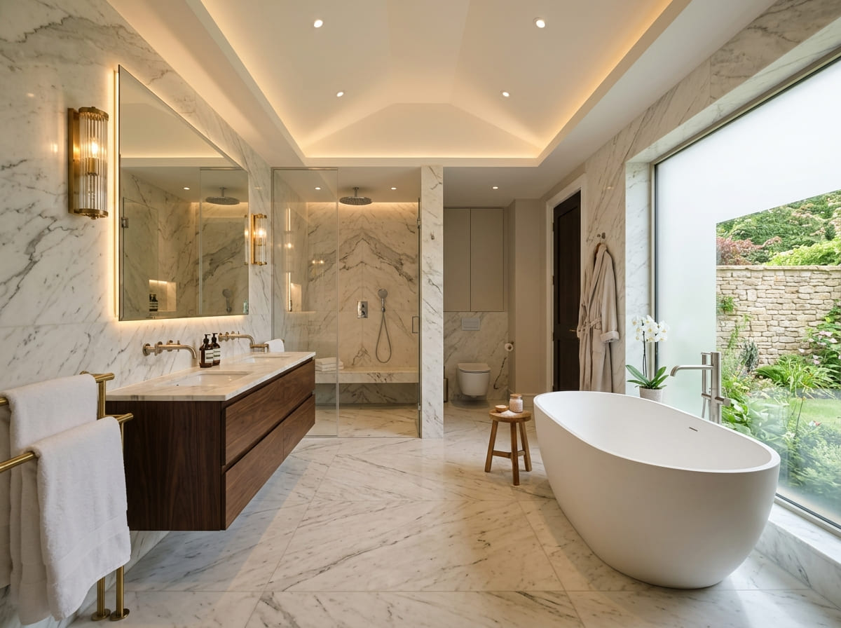 Custom Bathroom Renovation in Guild